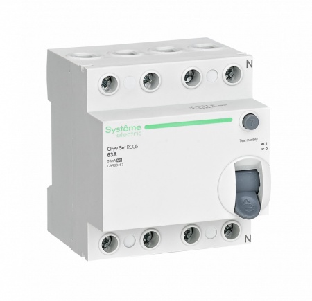 C9R68463 City9 Set ВДТ 63А 4P 30мА Тип-A 400В