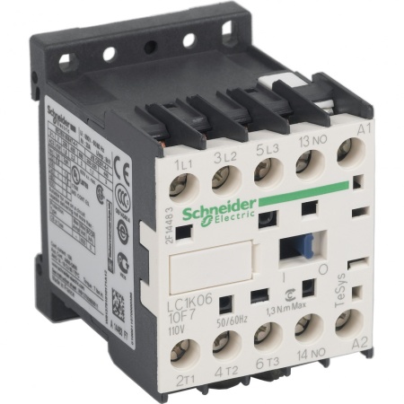 LC1K0610F7 КОНТАКТОР K 3P,6А,НО,110V50/60ГЦ